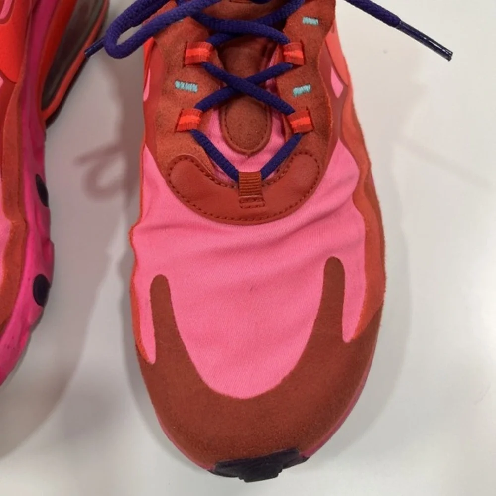 Nike React Air 70 Mystic Red Pink Blast Running Shoe Men's US 13‎